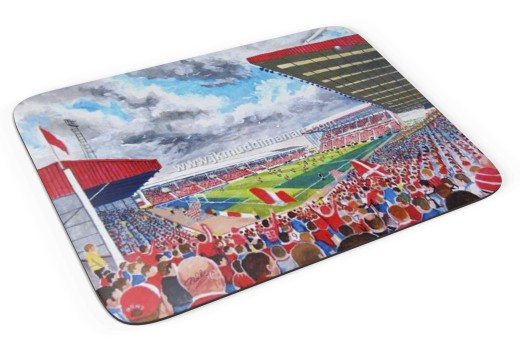 Pittodrie Stadium Fine Art Mouse Mat - Aberdeen FC Pittodrie Stadium Fine Art Mouse Mat - Aberdeen FC